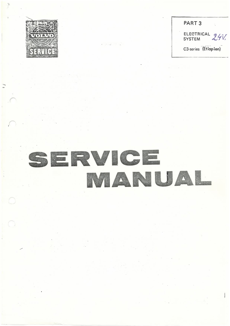 Volvo TGB Part 3 Electrical System 24V (VOORPAGINA)
