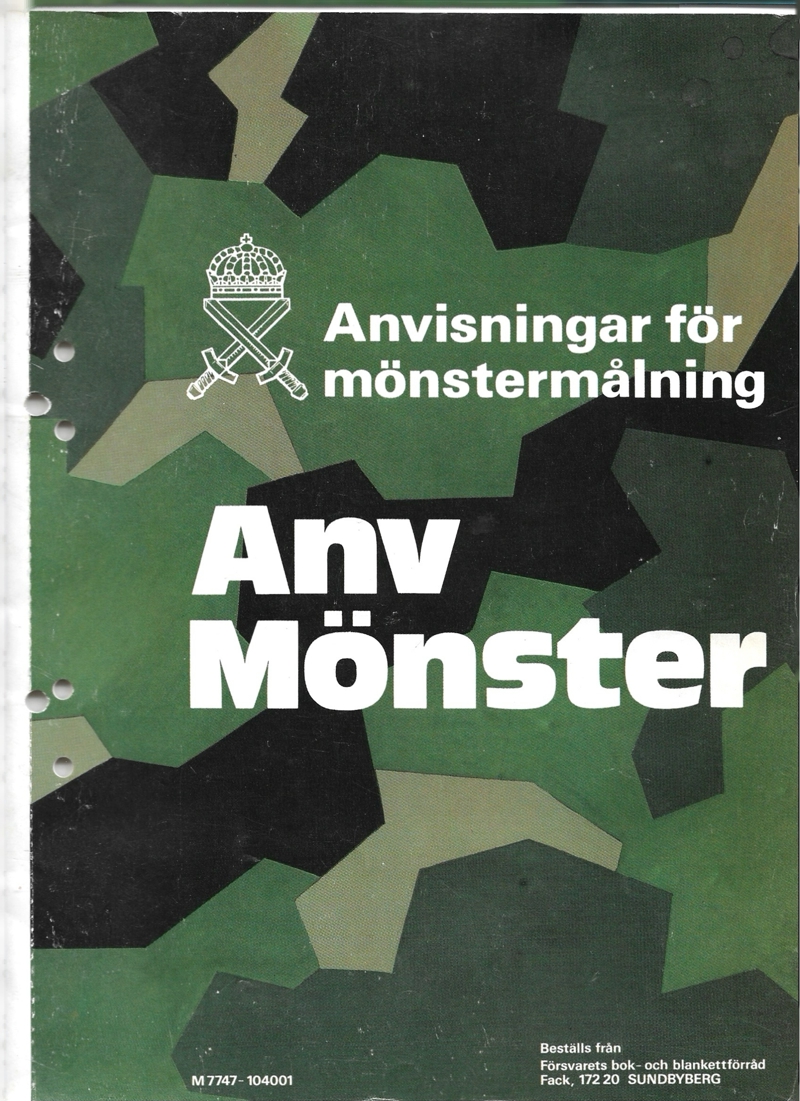 Anv Mönster Anvisningar För Mönstermålning (1979 M7747 104001) VOORPAGINA