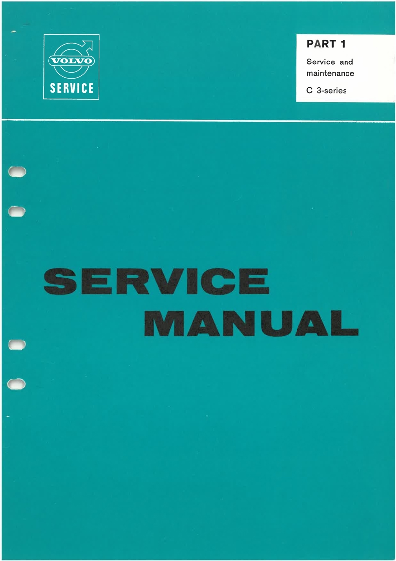 Volvo TGB Part 1 Service And Maintenance (VOORPAGINA)
